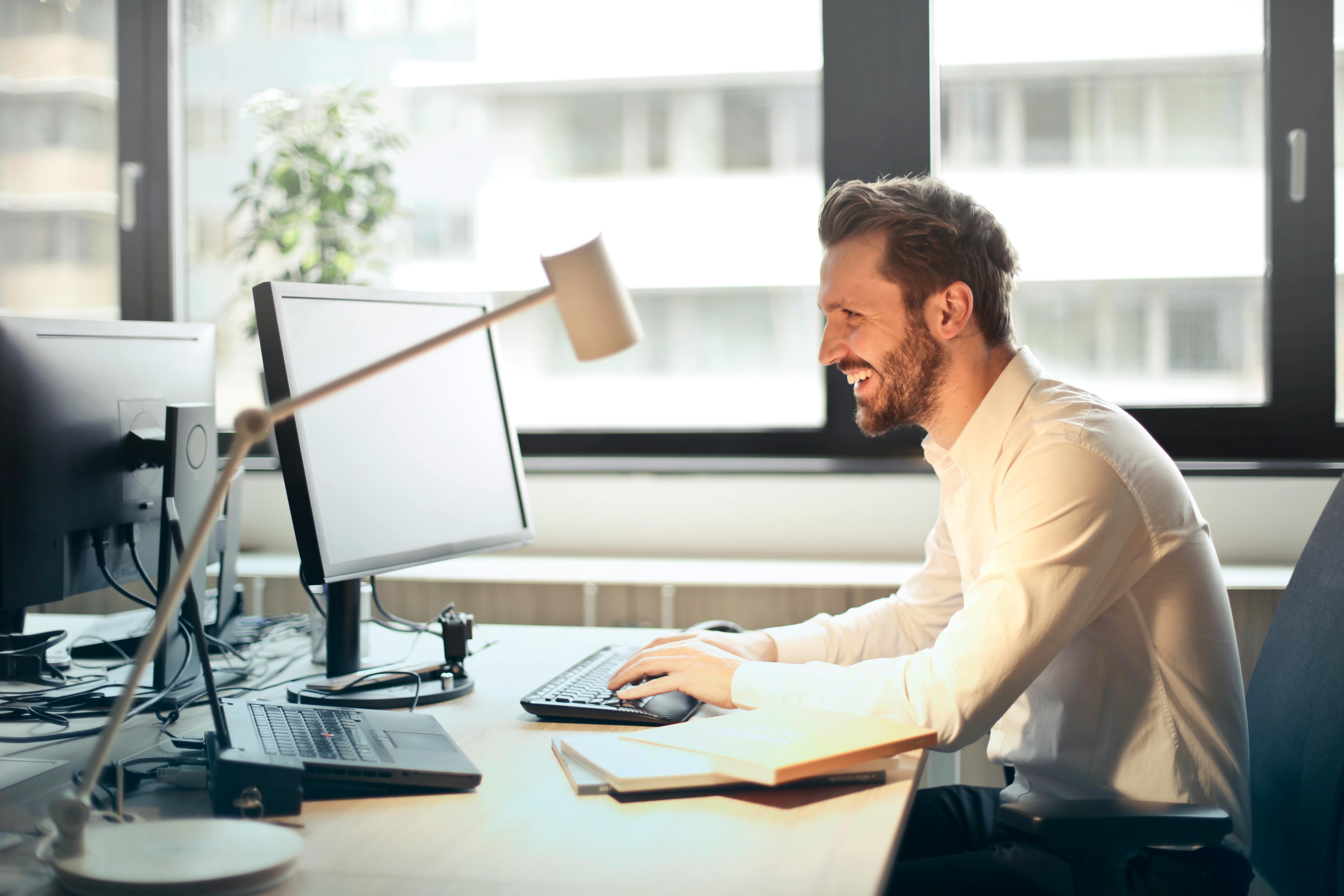 Guy in office